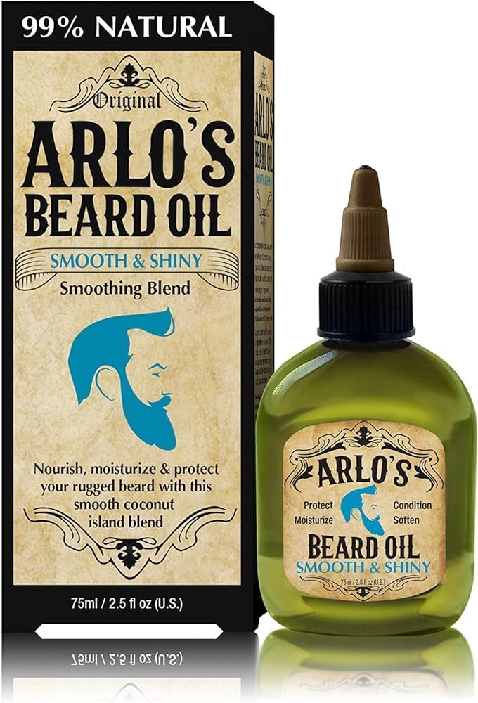 Arlos beard oil smooth and shiny