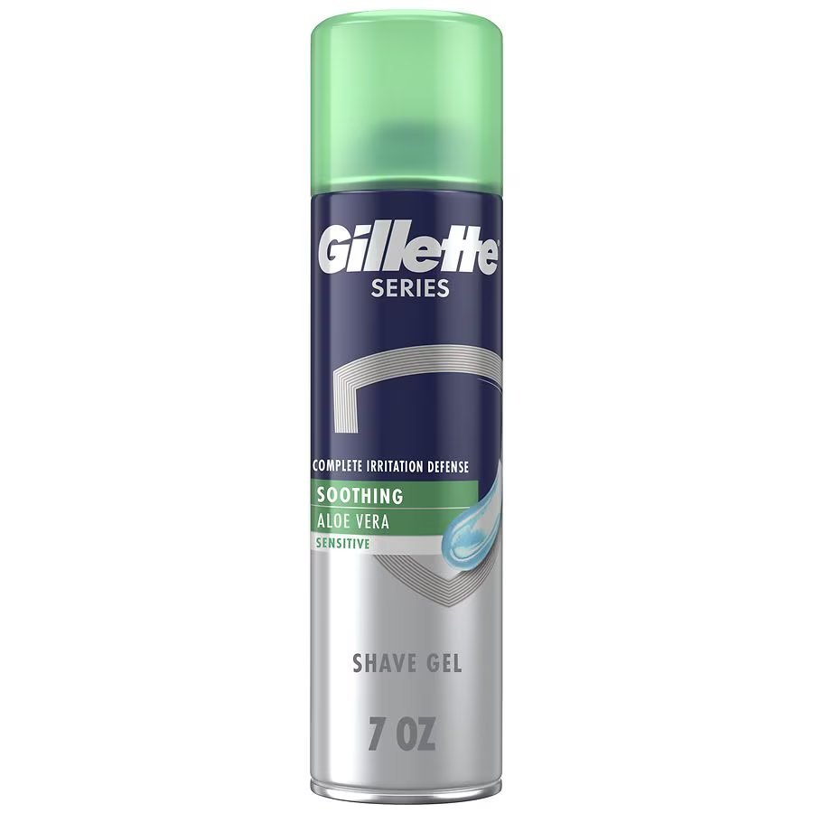 Gillette shave gel aloe vera