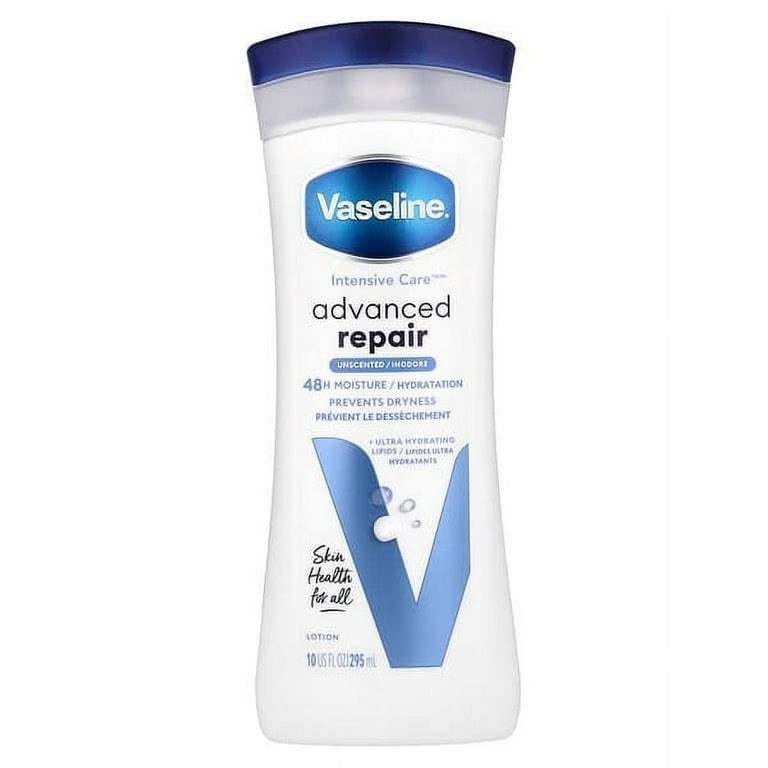Vaseline advanced repair unscented 48h moisture hydratation295ml