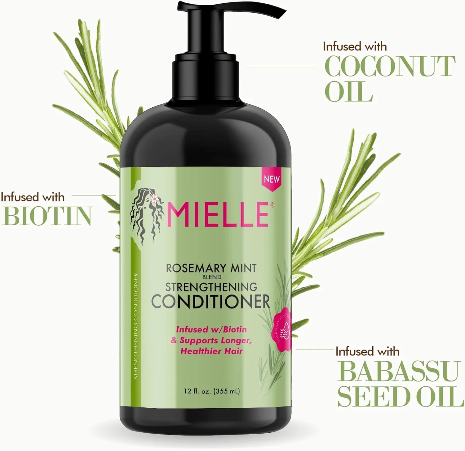 Mielle rosemary mint strengthening conditioner 355ml