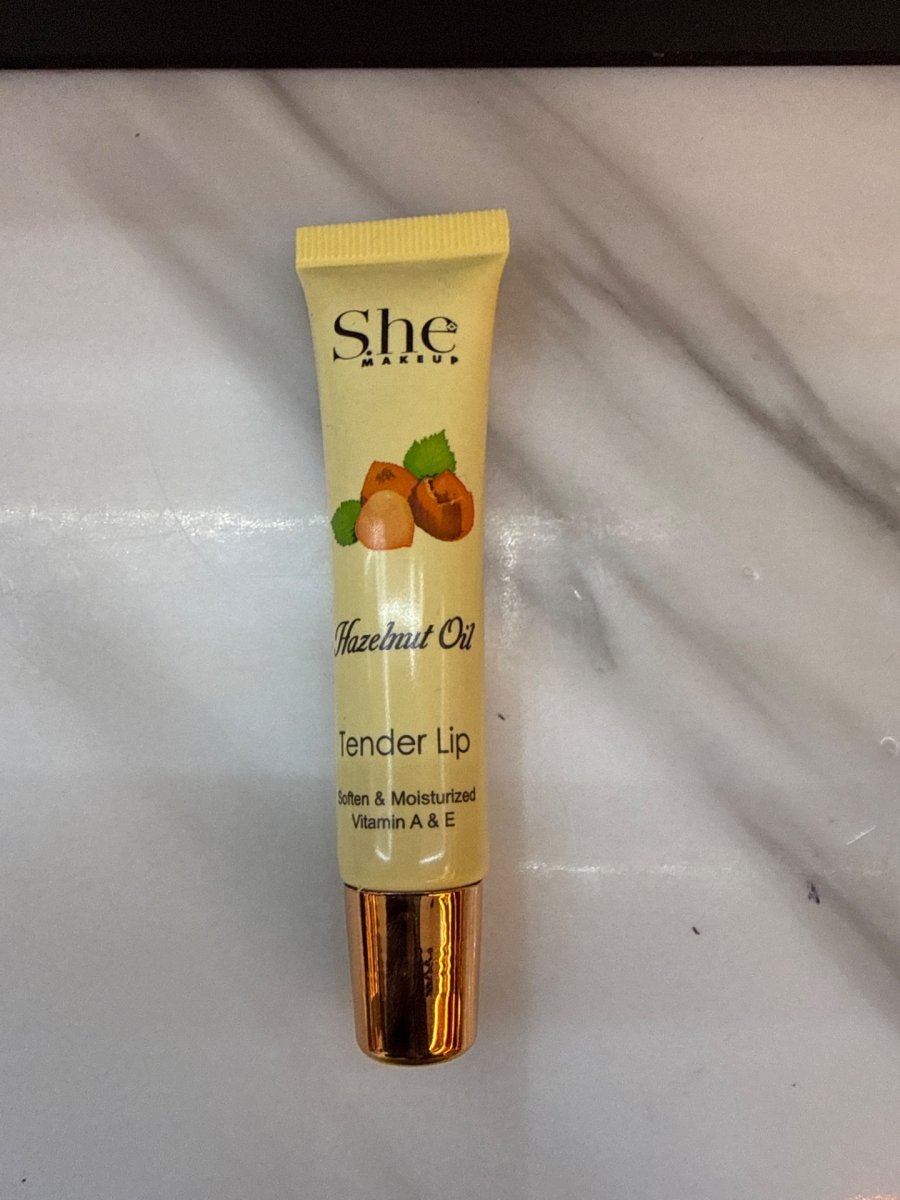 She Makeup tender lip Hazelnut oil