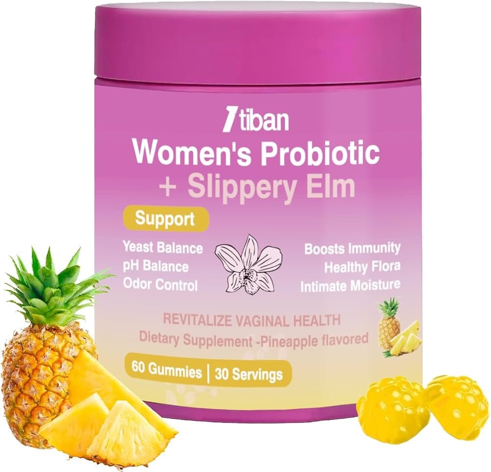Itiban Women’s probiotic + slippery Elm 60 gummies
