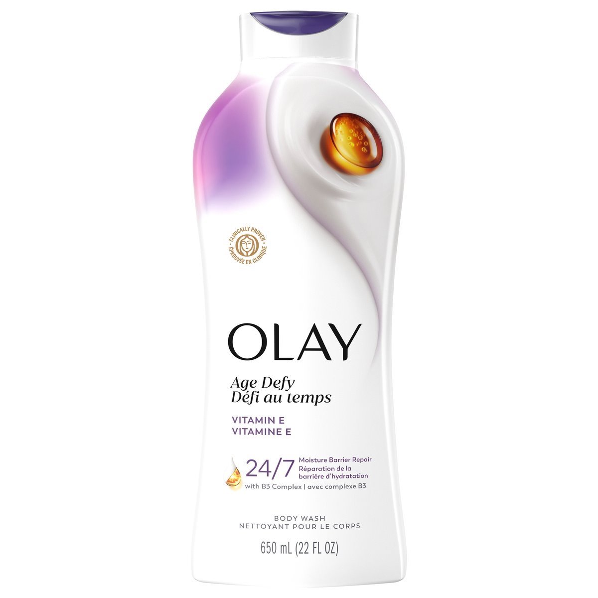 Olay body wash age defy vitamine E 650ml