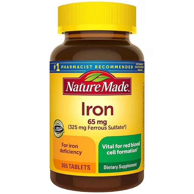Nature made Iron 65mg 365 tablets