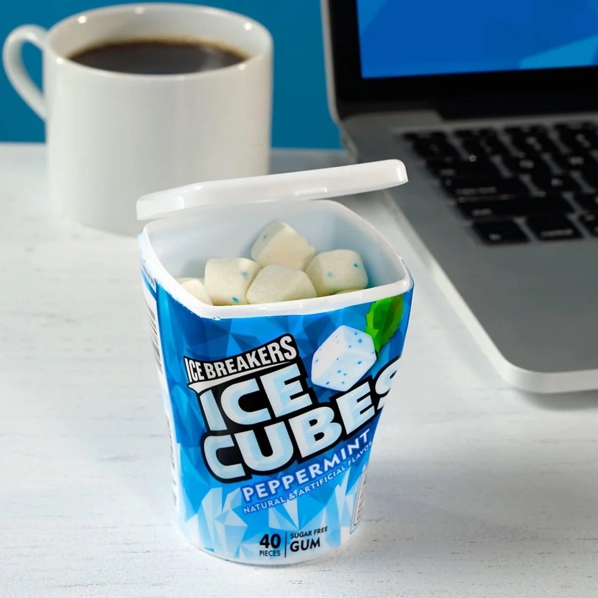 Chewing gum icebreakers icecubes peppermint 40