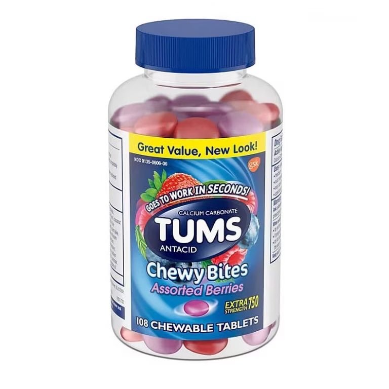 Tums antacid 108 chewable