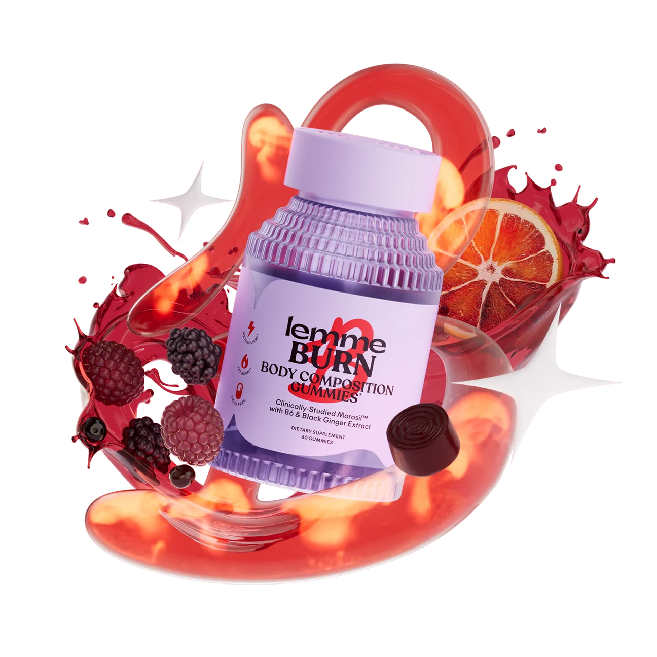 Lemme Burn Body 60 Gummies