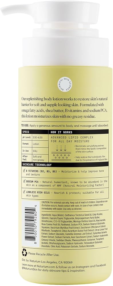 Naturium bio lipid restoring body lotion 414ml 2