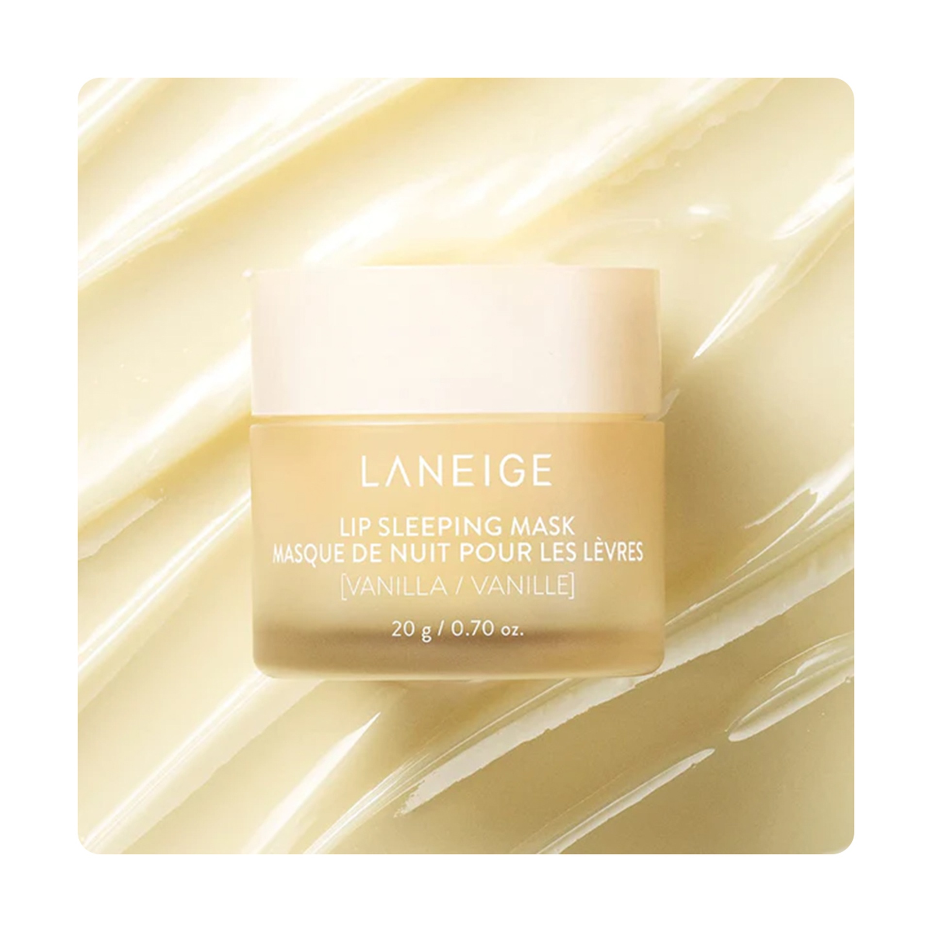 Laneige lip sleeping mask, masque de nuit pour les lèvres vanilla 20g 2