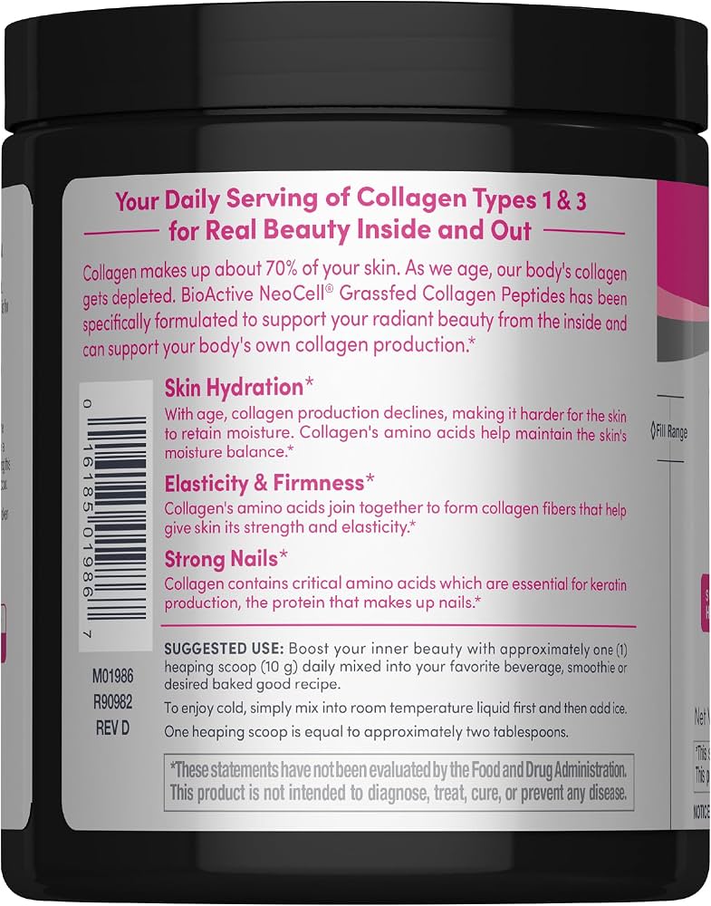 Neocell collagen peptides en poudre 200g