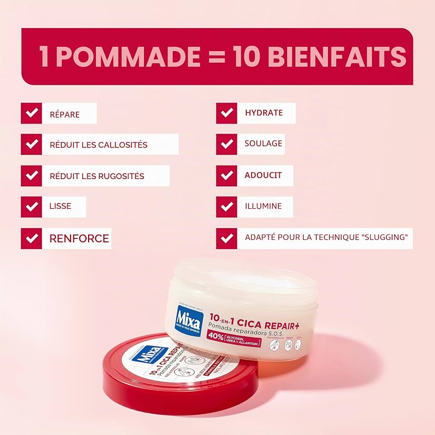 Mixa 10-in 1 cica Repair+ repairing ointment 150ml 2