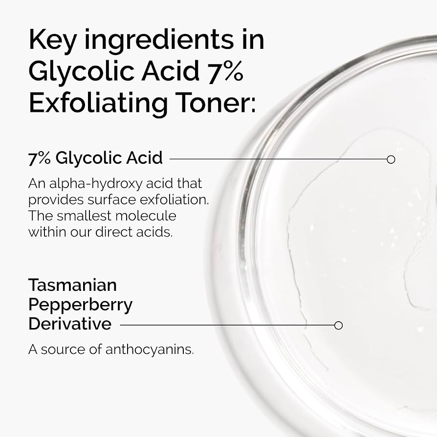 Ordinary glycolique Acid 7% exfoliating Toner 240ml 3