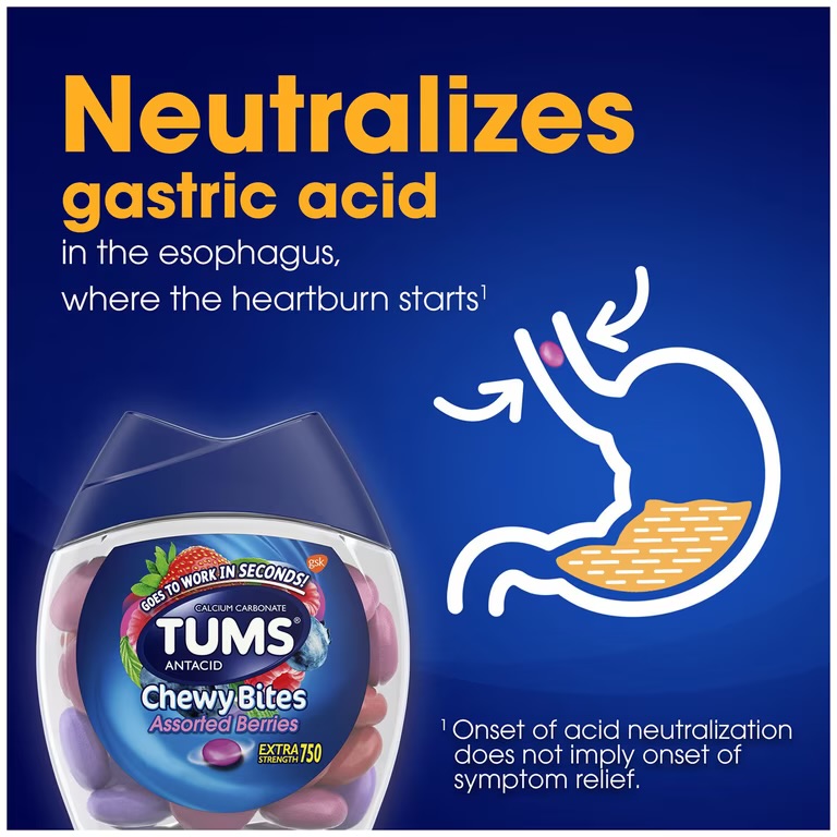 Tums antacid 108 chewable