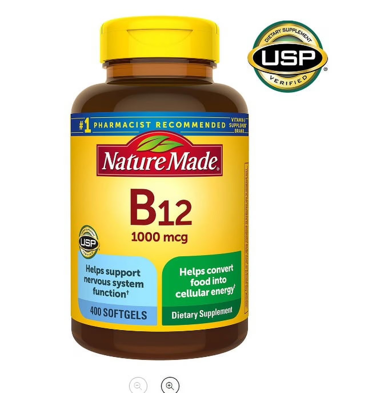 Nature made vitamine B12 1000 mcg 400 softgels 3