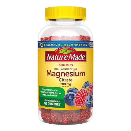 Nature made magnesium citrate 200mg 120 gummies 2
