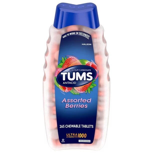 Tums antacid 265 chewable assorted berries 5